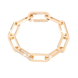 Pulsera de oro amarillo con cristales modelo Estocolmo