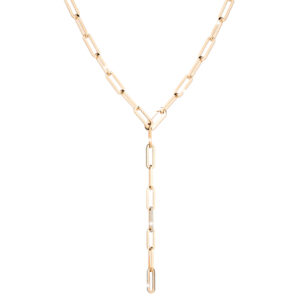 Collar de oro con cristales modelo Estocolmo