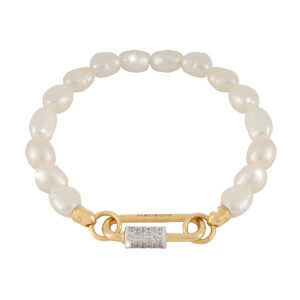 Pulsera de perlas y oro modelo Palermo