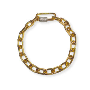 Pulsera de oro con cristales modelo Palermo