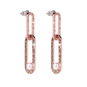 Aros de oro rosado modelo R-Zero