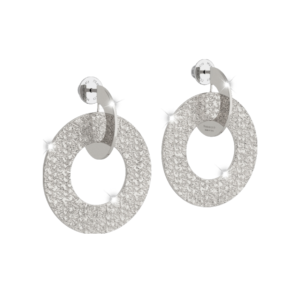 Aros de oro blanco Redondos modelo R-Zero
