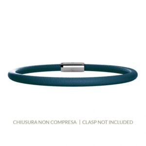 Pulsera de cuero azul