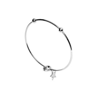 Pulsera rígida para charms