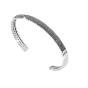 Pulsera de oro blanco y diamantes Ajustable modelo Jolie