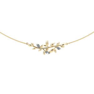 Collar de oro y diamantes modelo Jolie Nature