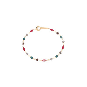 Pulsera de oro y piedras naturales modelo Pepite